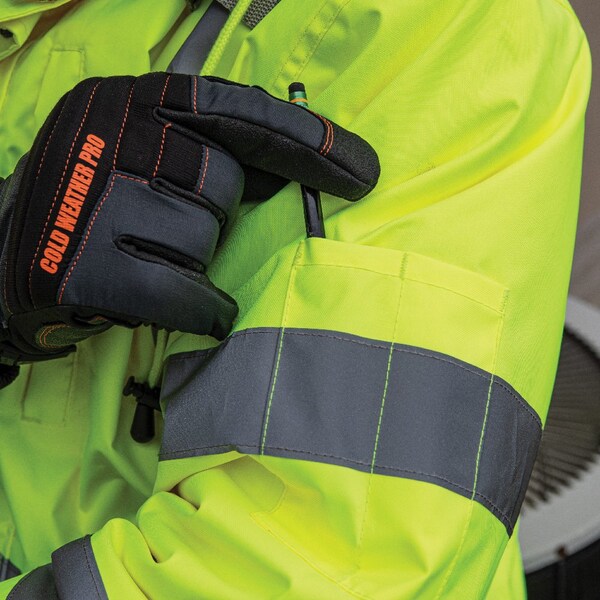 High-Visibility Winter Bomber Jacket, 2XL