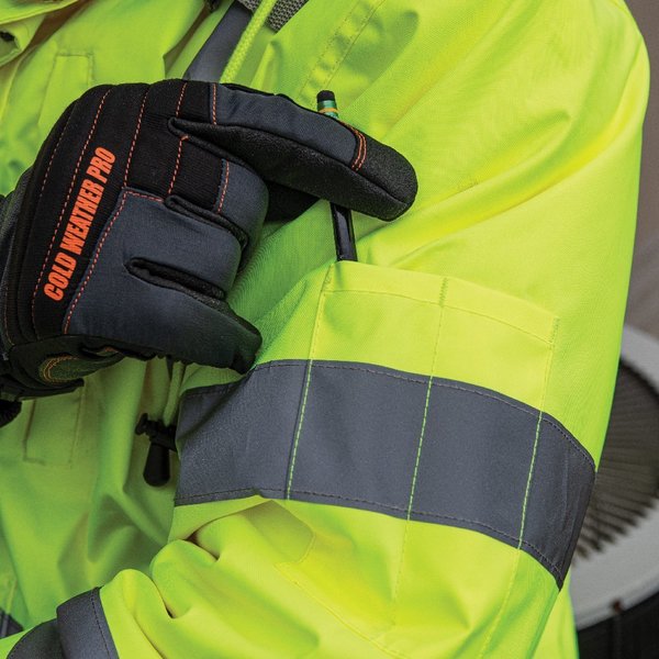 High-Visibility Winter Bomber Jacket, L