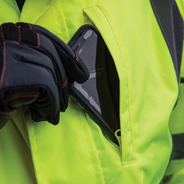 High-Visibility Winter Bomber Jacket, 2XL