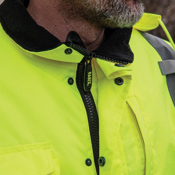 High-Visibility Winter Bomber Jacket, 2XL