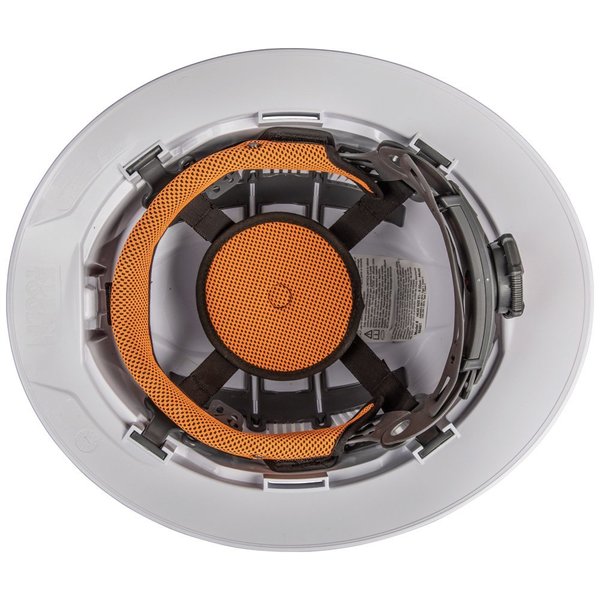 Hard Hat, Vented, Full Brim Style, White