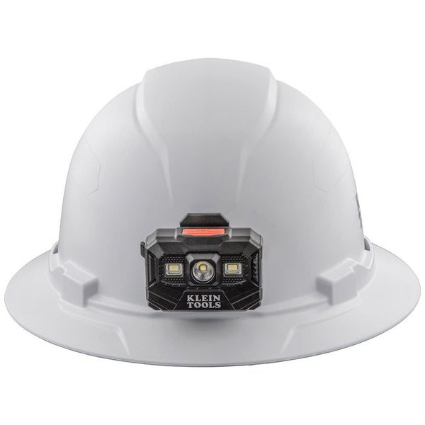 Full Brim Hard Hat with Lamp, Type 1, Class E