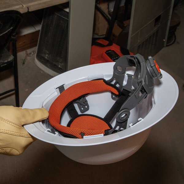 Full Brim Hard Hat with Lamp, Type 1, Class E