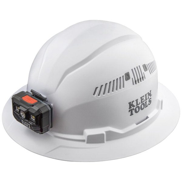 Full Brim Hard Hat with Lamp, Type 1, Class C