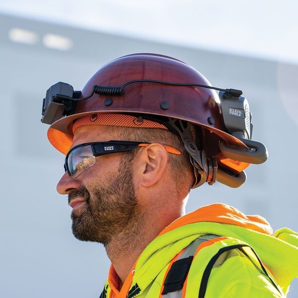 Hard Hat, KONSTRUCT Series, FullBrim, Class G, Rechargeable Headlamp