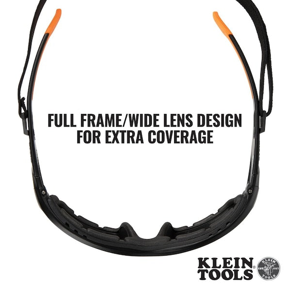 Professional Full-Frame Gasket Safety Glasses, Indoor/Outdoor Lens