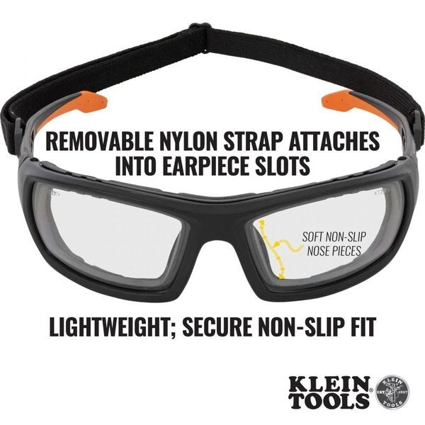 Gasket and Strap for Safety Glasses