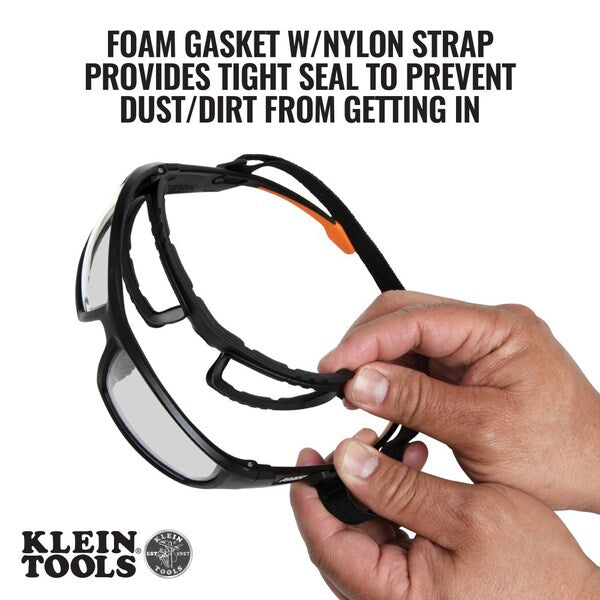 Professional Full-Frame Gasket Safety Glasses, Indoor/Outdoor Lens