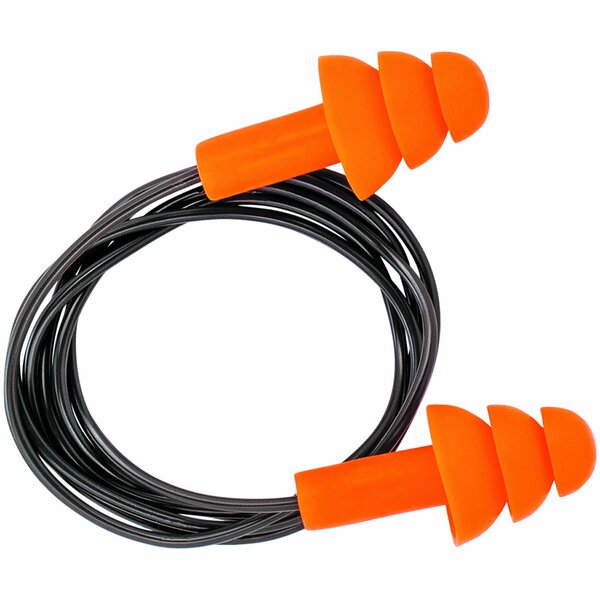 Earplugs, 6 Pairs Pairs, Orange