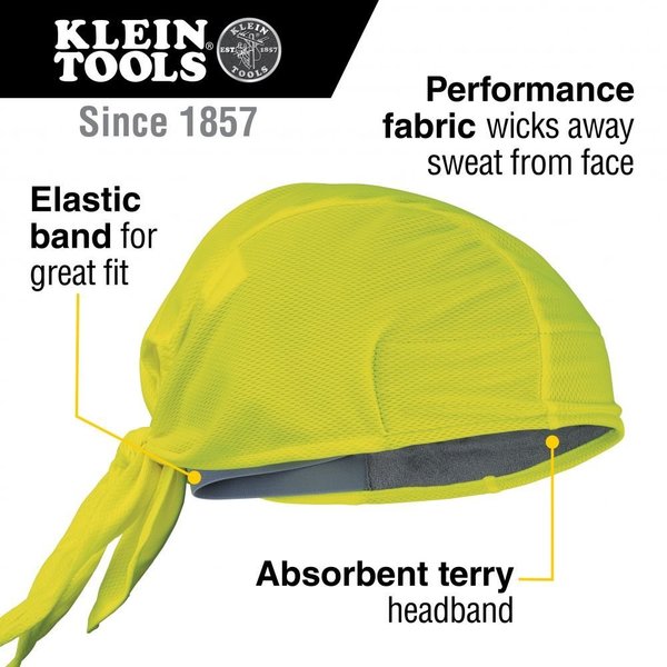 Cooling Do Rag, High-Visibility Yellow, 2-Pack