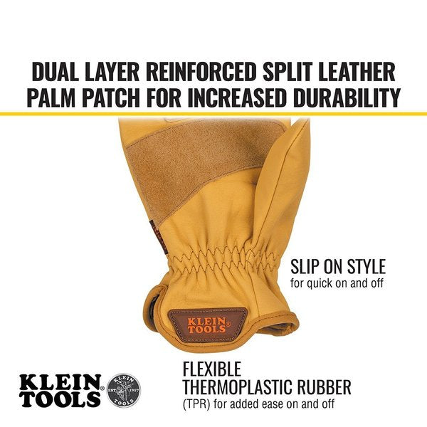 Cowhide Leather Gloves, Small