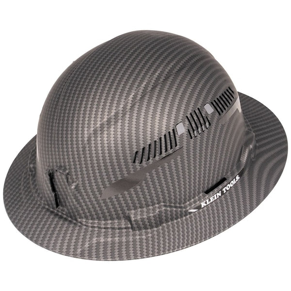 Hard Hat, Premium KARBN Pattern, Vented Full Brim, Class C