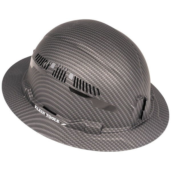 Hard Hat, Premium KARBN Pattern, Vented Full Brim, Class C