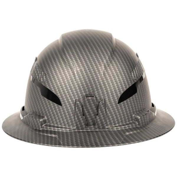 Hard Hat, Premium KARBN Pattern, Vented Full Brim, Class C