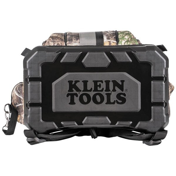 1680d Ballistic Weave Body; Hard Molded Polypropylene Bottom, 40 Pockets, Camo