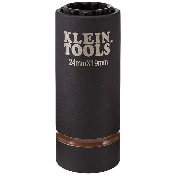2-in-1 Metric Impact Socket, 12-Point, 24 x 19 mm