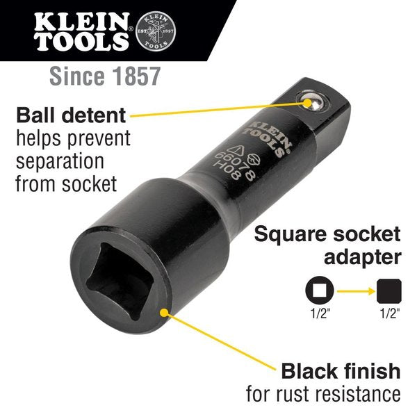 Flip Impact Socket Adapter, Large, 1/2 to 1/2-Inch