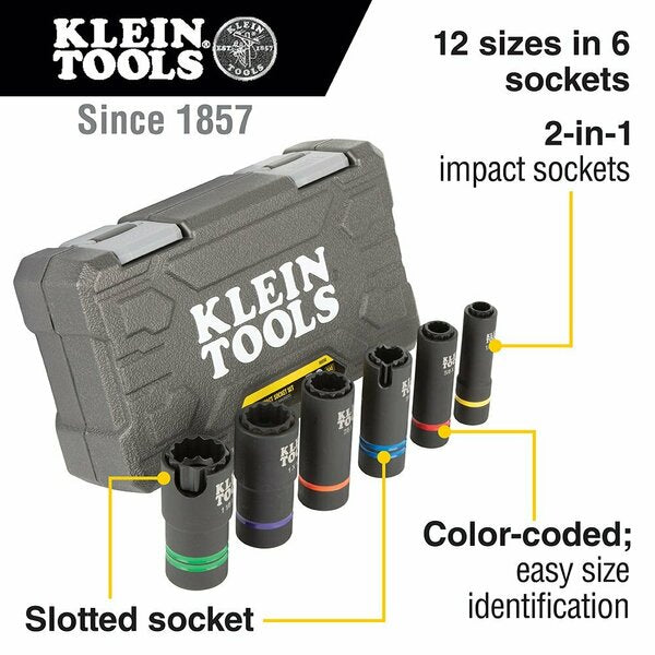 6-in-1 Impact Socket Set