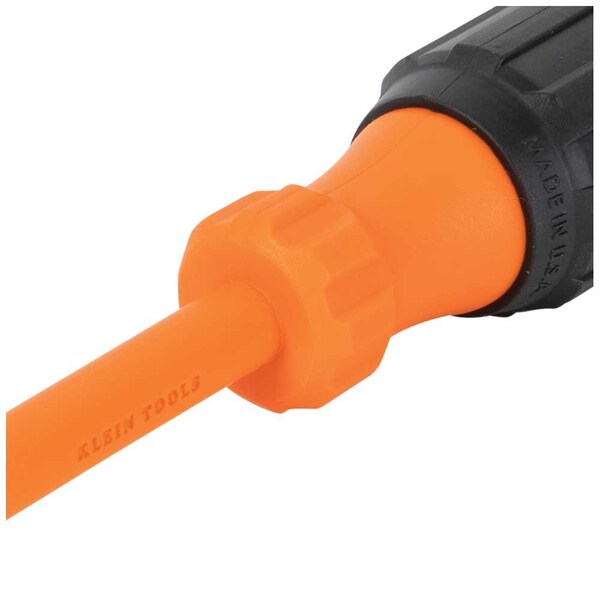 Insulated Screwdriver, 3/16-Inch Cabinet Tip, 6-Inch Round Shank