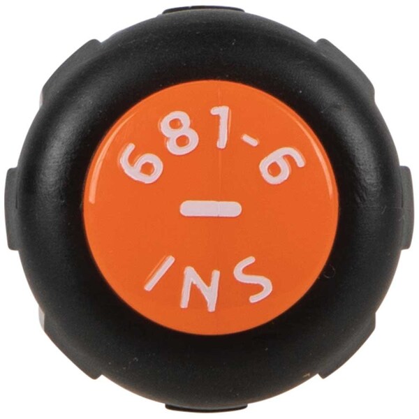 Insulated Screwdriver, 3/16-Inch Cabinet Tip, 6-Inch Round Shank