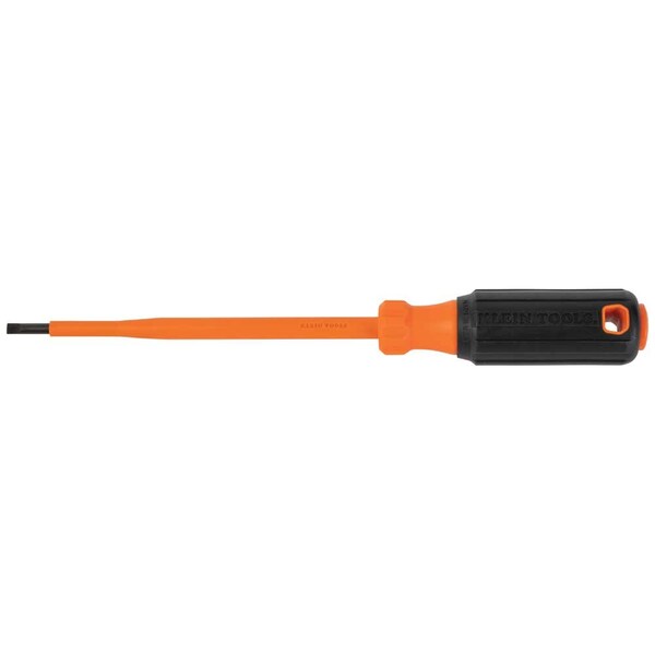 Insulated Screwdriver, 3/16-Inch Cabinet Tip, 6-Inch Round Shank