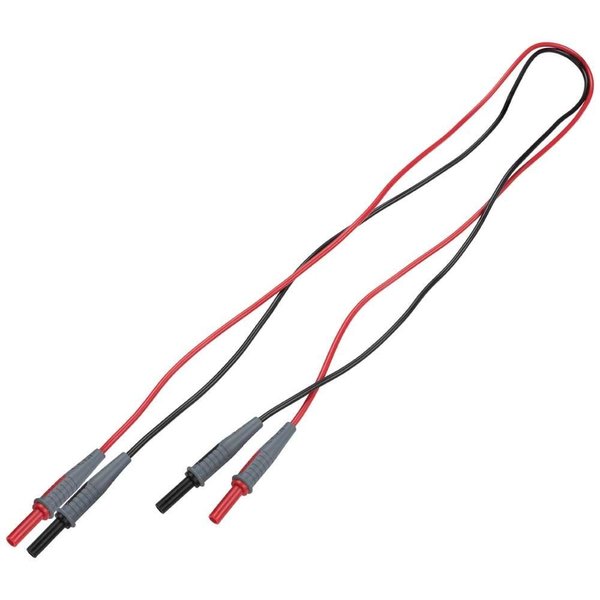 Lead Adapters, Red and Black, 3-Foot