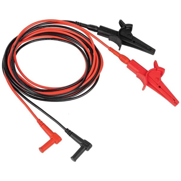Heavy-Duty Alligator Clip Test Leads, 10-Foot