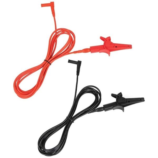Heavy-Duty Alligator Clip Test Leads, 10-Foot