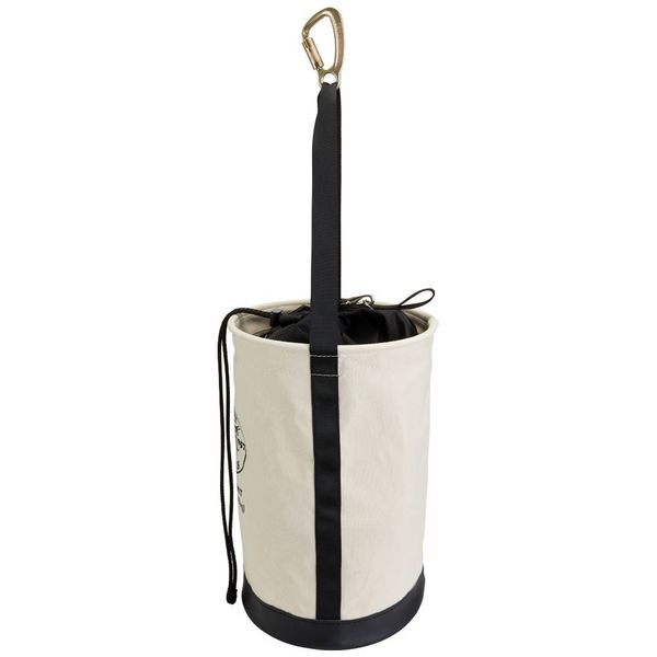 Canvas Bucket with Drawstring Close, 22-Inch