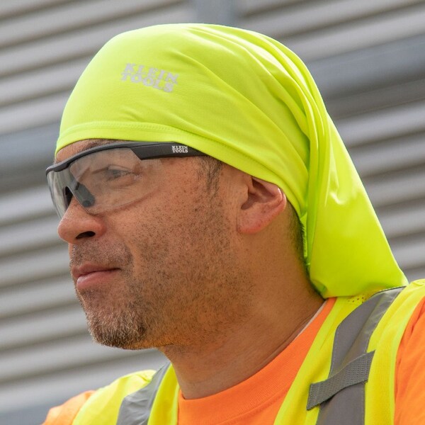 Neck and Face Cooling Band, High-Visibility Yellow