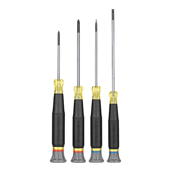 Precision Screwdriver Set, Slotted, and Phillips 4-Piece