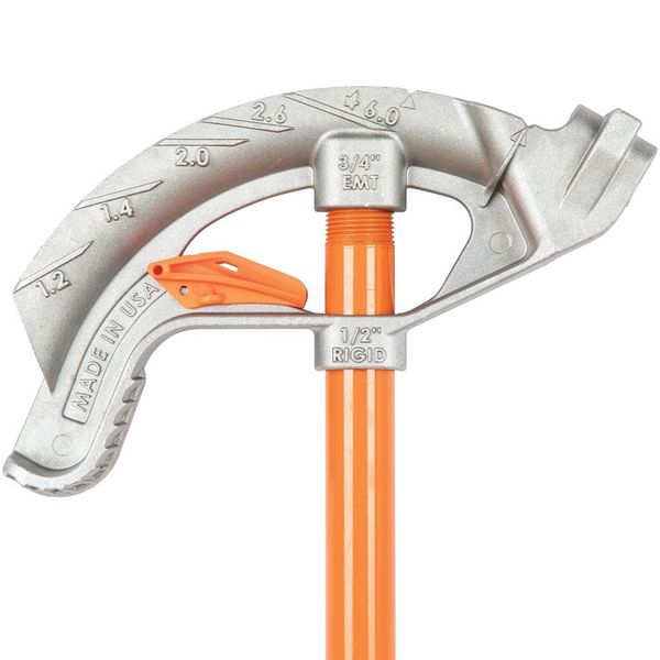 Aluminum Conduit Bender Full Assembly, 3/4-Inch EMT with Angle Setterâ¢