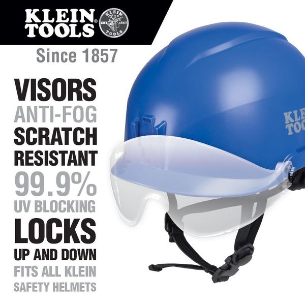 Safety Helmet Visor, Clear