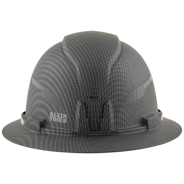 Hard Hat, Premium KARBNâ¢ Pattern, Non-Vented Full Brim, Class E