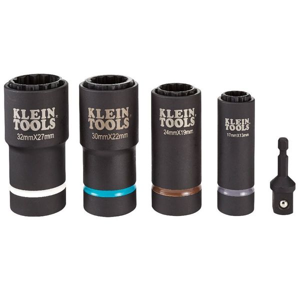 2-in-1 Metric Impact Socket, 12-Point, 32 x 27 mm