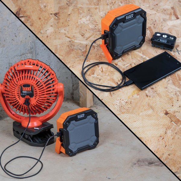 BluetoothÂ® Jobsite Speaker with Magnet and Hook