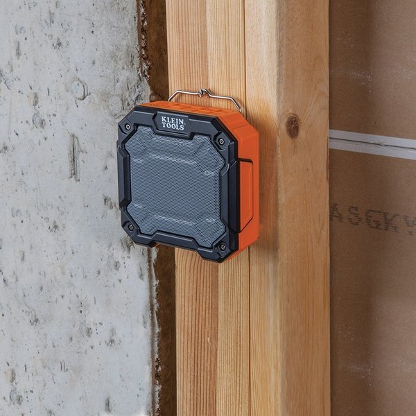 BluetoothÂ® Jobsite Speaker with Magnet and Hook