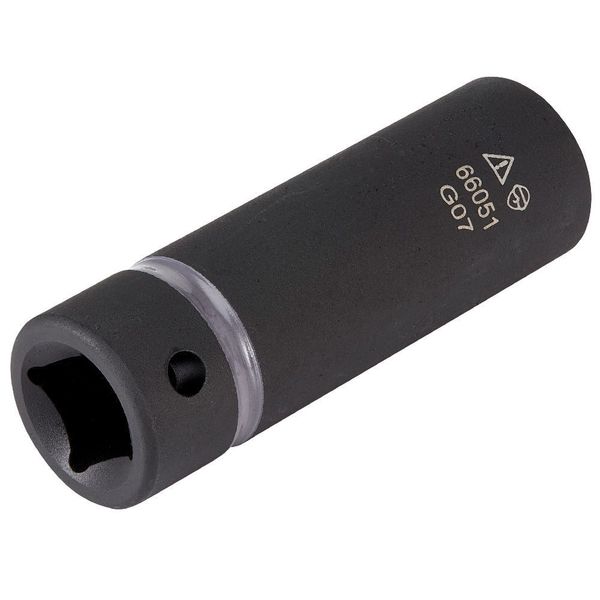 2-in-1 Metric Impact Socket, 12-Point, 17 x 13 mm