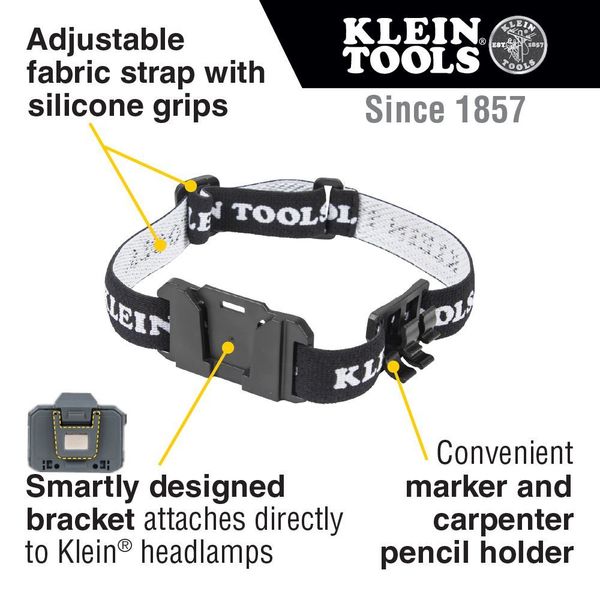 Headlamp Bracket with Fabric Strap