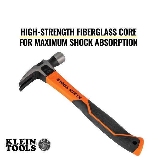 Straight-Claw Hammer, 20-Ounce, 13-Inch