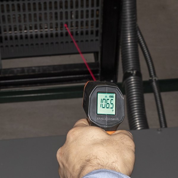 Infrared Thermometer with GFCI Receptacle Tester