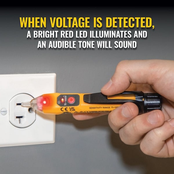 Non-Contact Voltage Tester, 70 to 1000V AC