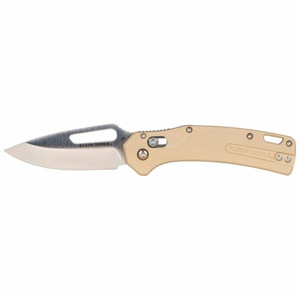 KTO Resurgence Knife, Drop Point Blade, Sand Handle
