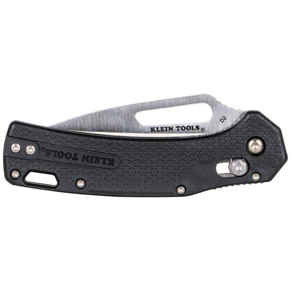 KTO Resurgence Knife, Tanto Blade, Black Handle