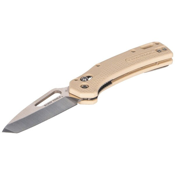 KTO Resurgence Knife, Tanto Blade, Sand Handle