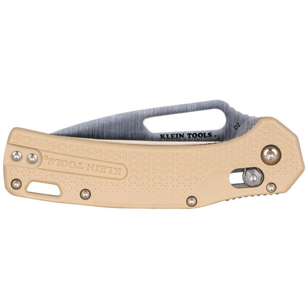 KTO Resurgence Knife, Tanto Blade, Sand Handle