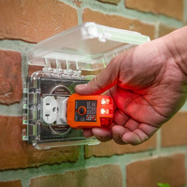 Infrared Thermometer with GFCI Receptacle Tester