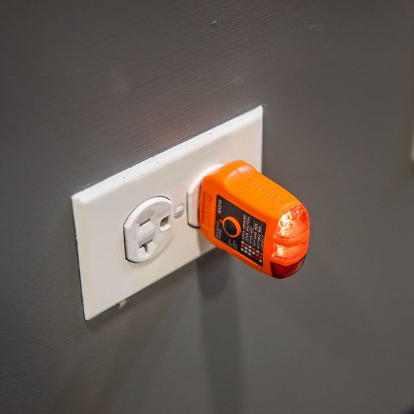 Infrared Thermometer with GFCI Receptacle Tester