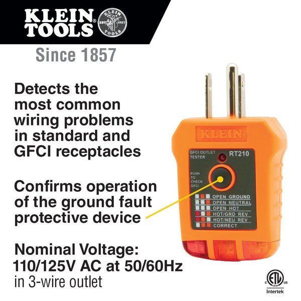 Non-Contact Voltage and GFCI Receptacle Premium Test Kit