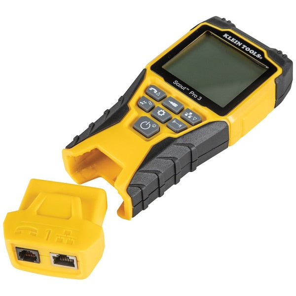 Cable Tester Kit with ScoutÂ® Pro 3 Tester, Remotes, Adapter, Battery